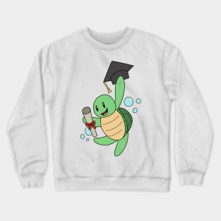 Turtle Graduation Crewneck Sweatshirt